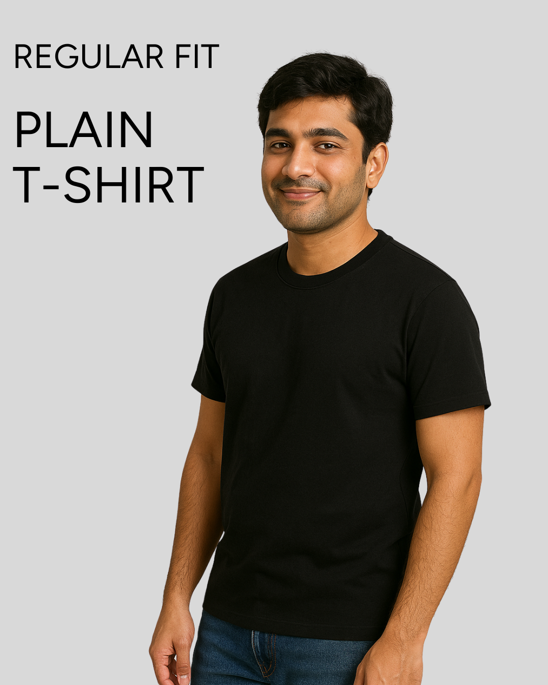 MEN'S PLAIN T-SHIRT