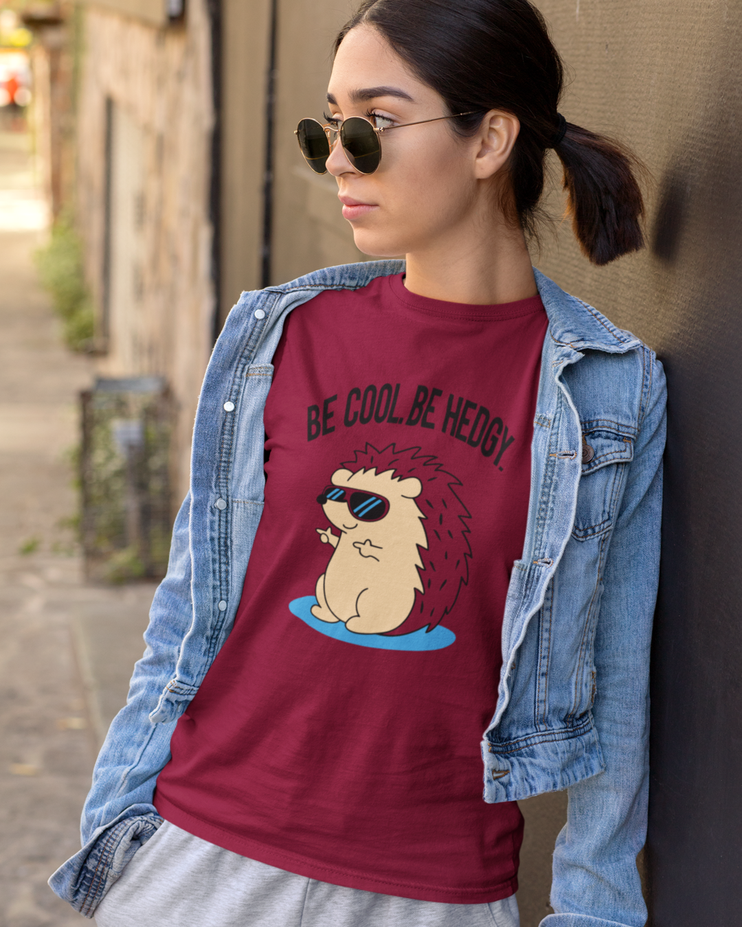 Women's "Be Hedgy" Printed T-Shirt | Available in 5 colors
