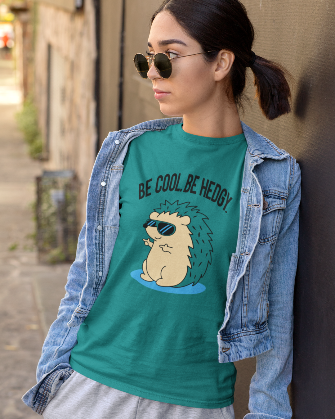 Women's "Be Hedgy" Printed T-Shirt | Available in 5 colors