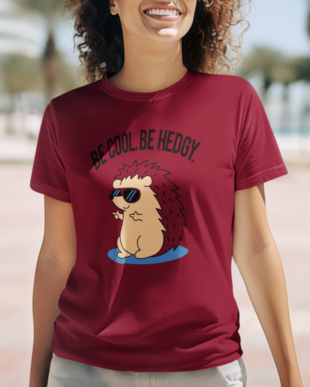 Women's "Be Hedgy" Printed T-Shirt | Available in 5 colors