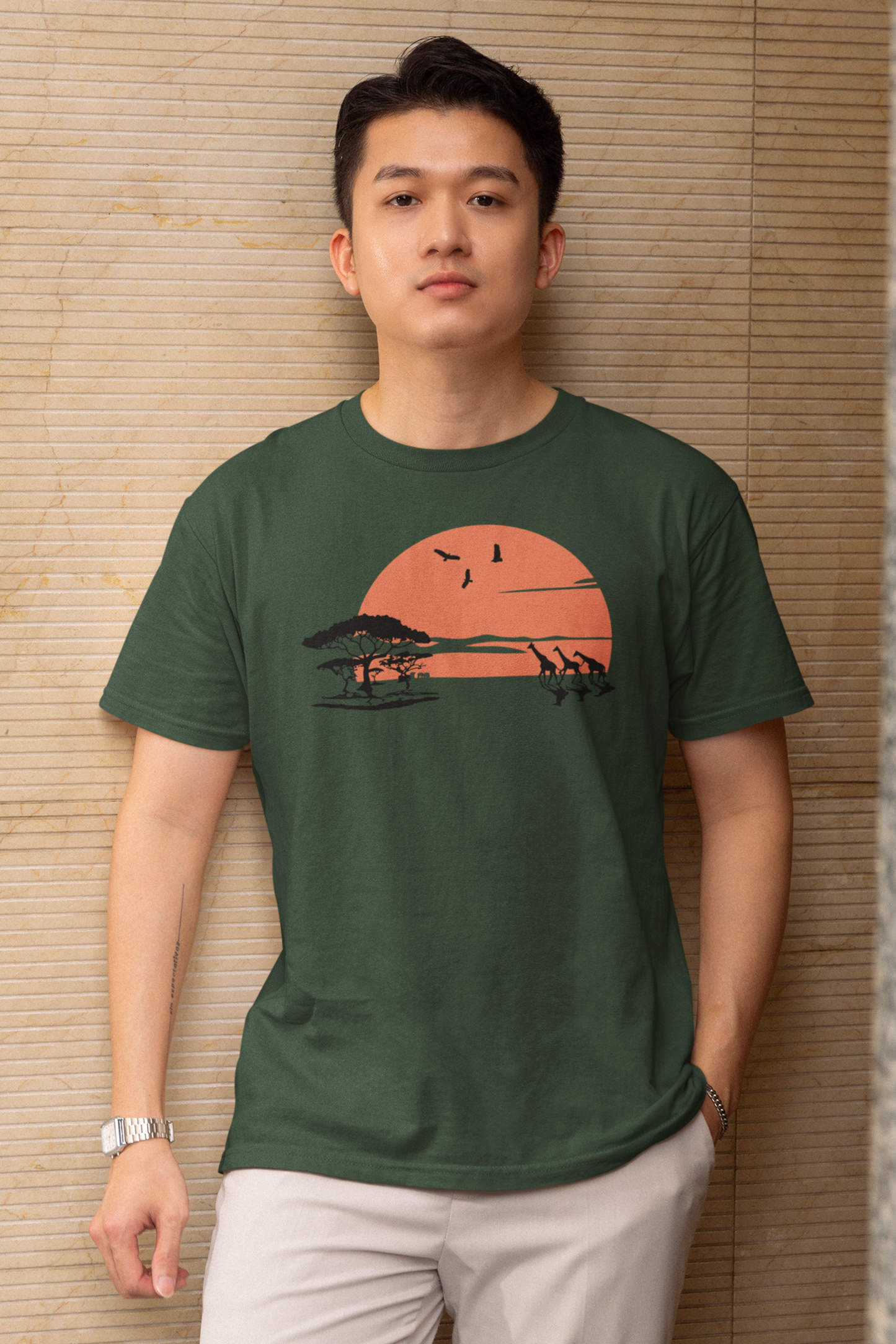 Men's "Serengeti" Printed T-Shirt | Available in 2 Colors