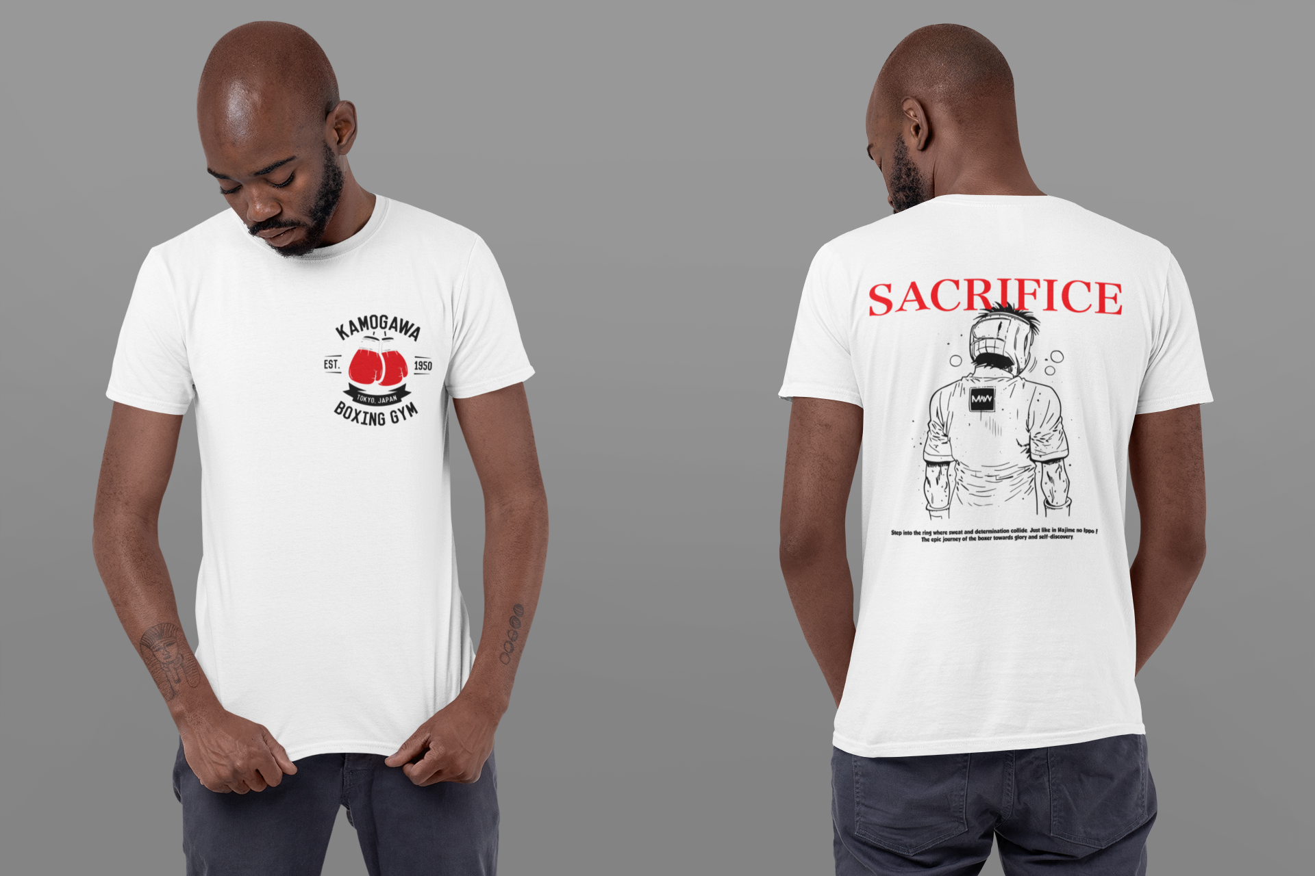 Hajime no Ippo|Men’s Regular Fit Cotton T-Shirt|The Mirai