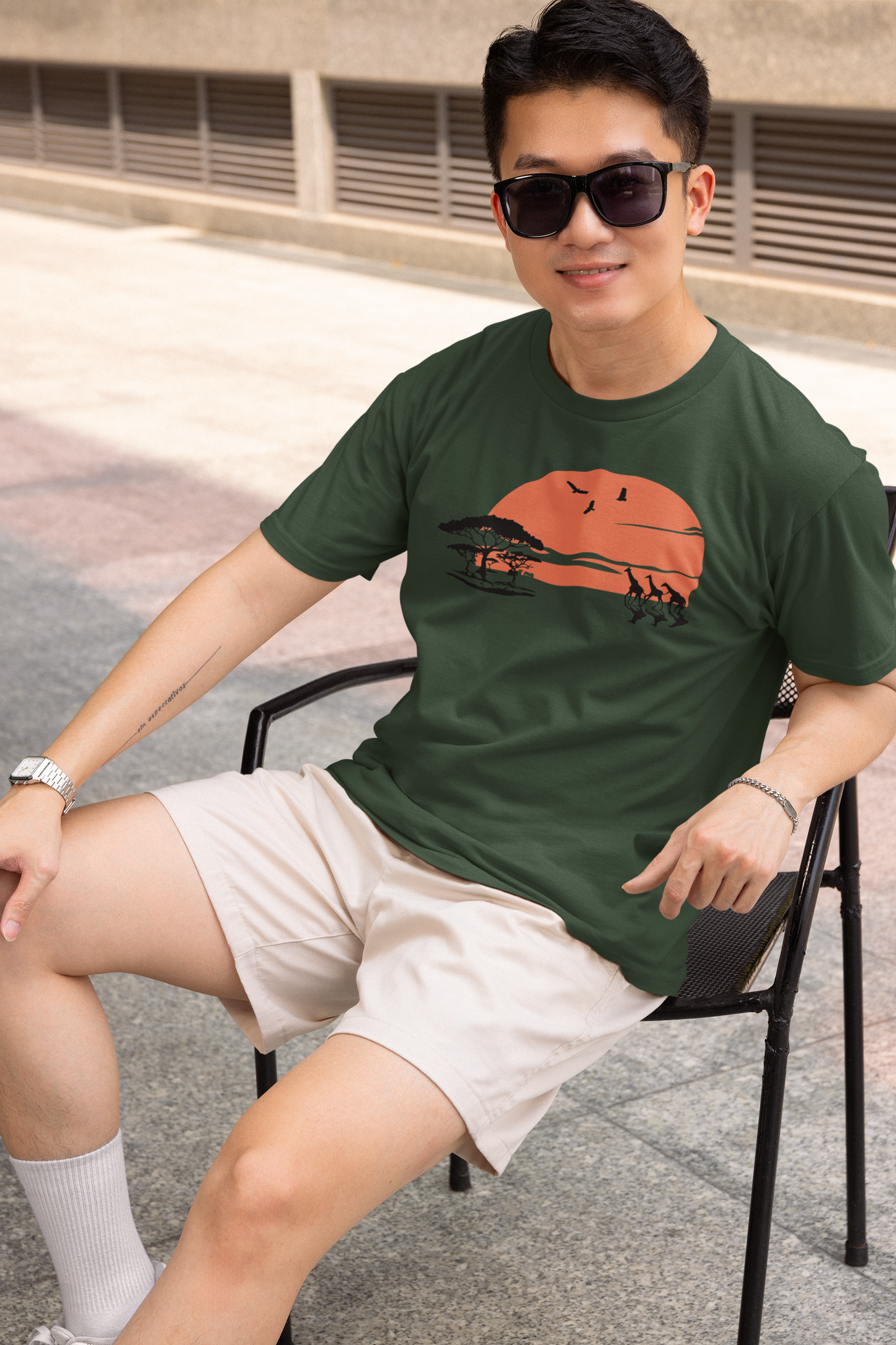 Men's "Serengeti" Printed T-Shirt | Available in 2 Colors