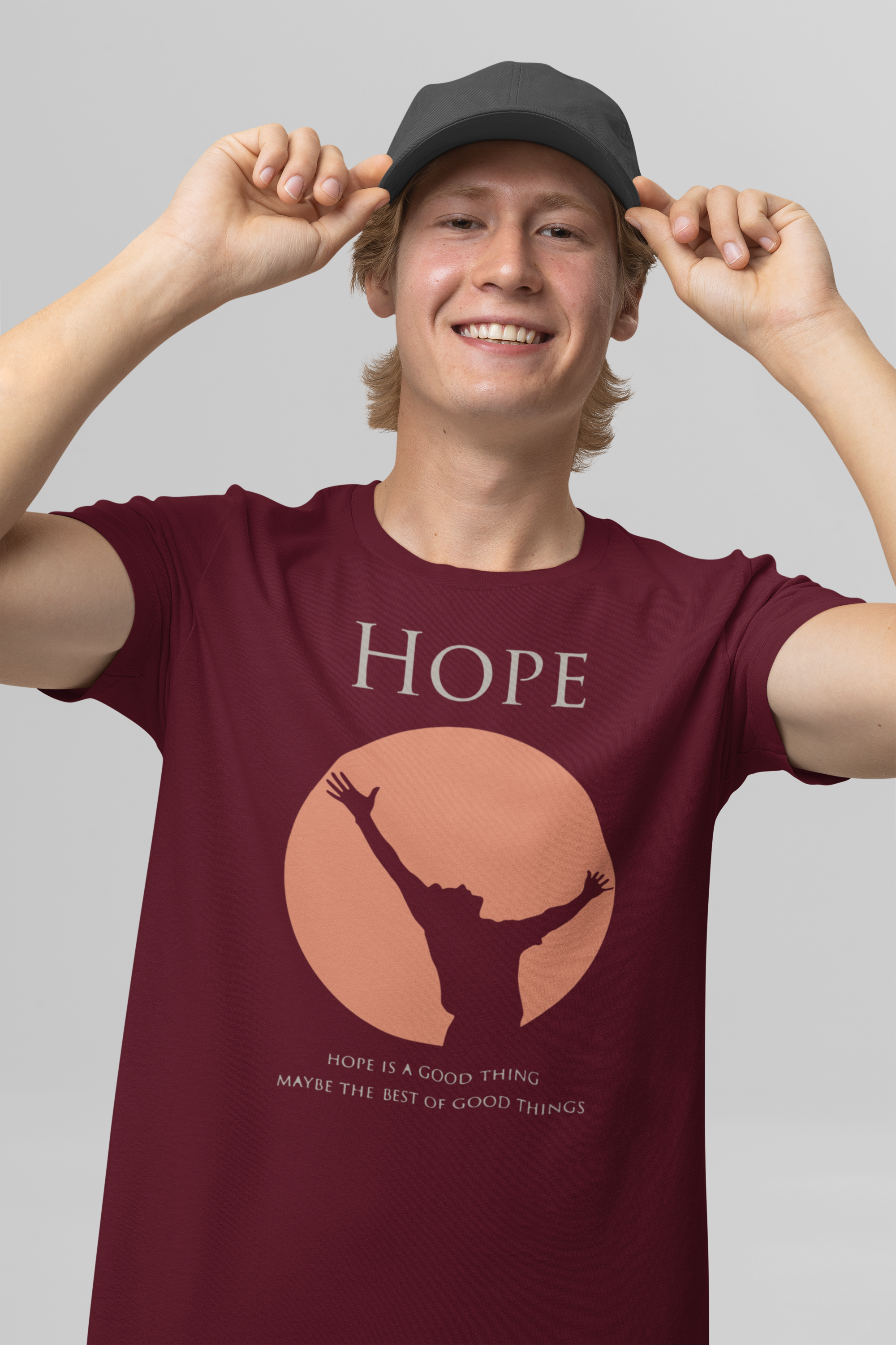 Men’s Regular Fit Cotton T-Shirt| Hope | The Mirai