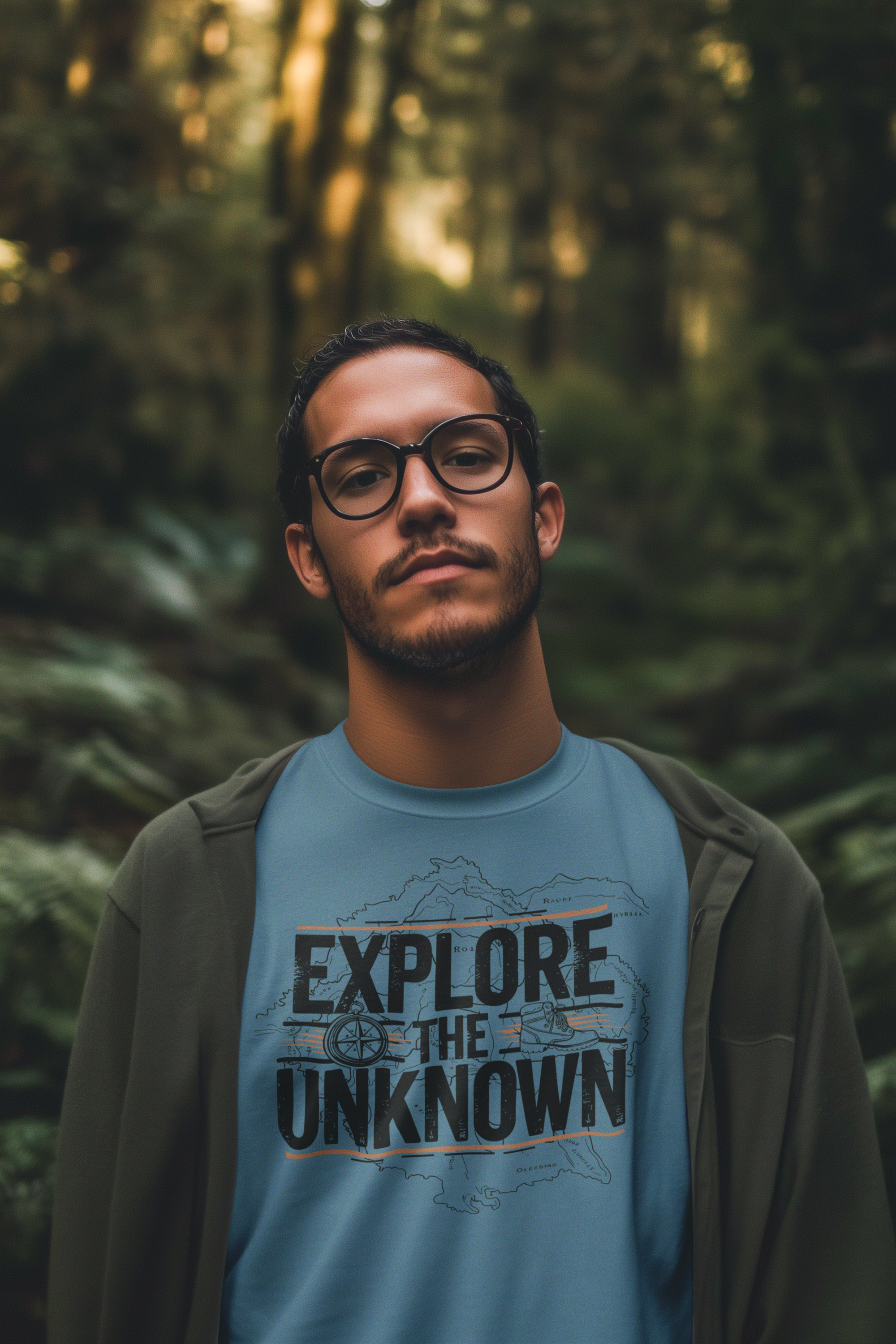 Explore | Men’s Regular Fit Cotton T-Shirt | The Mirai