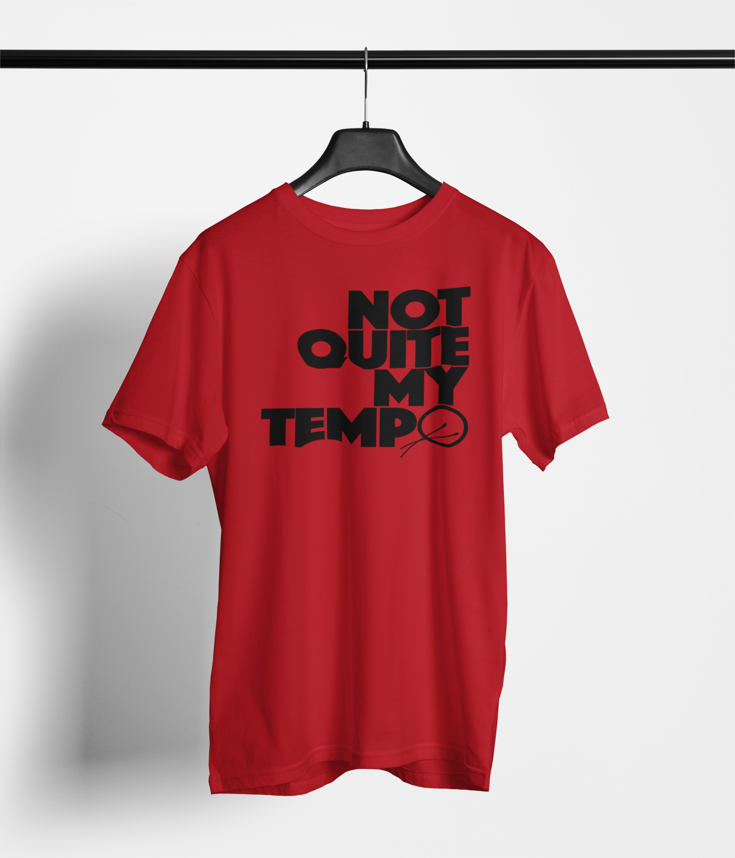 Men’s Regular Fit Cotton T-Shirt| Not Quite My Tempo | The Mirai