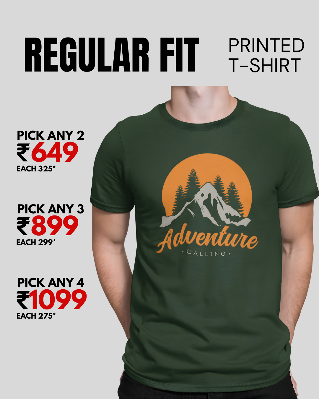 PRINTED REGULAR FIT T-SHIRT