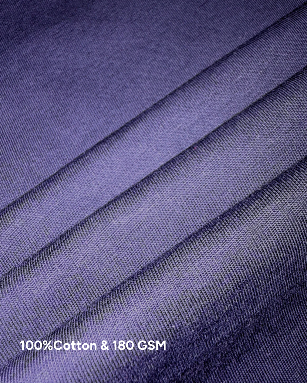 Solid Regular Fit T-Shirt|Navy Blue| The Mirai