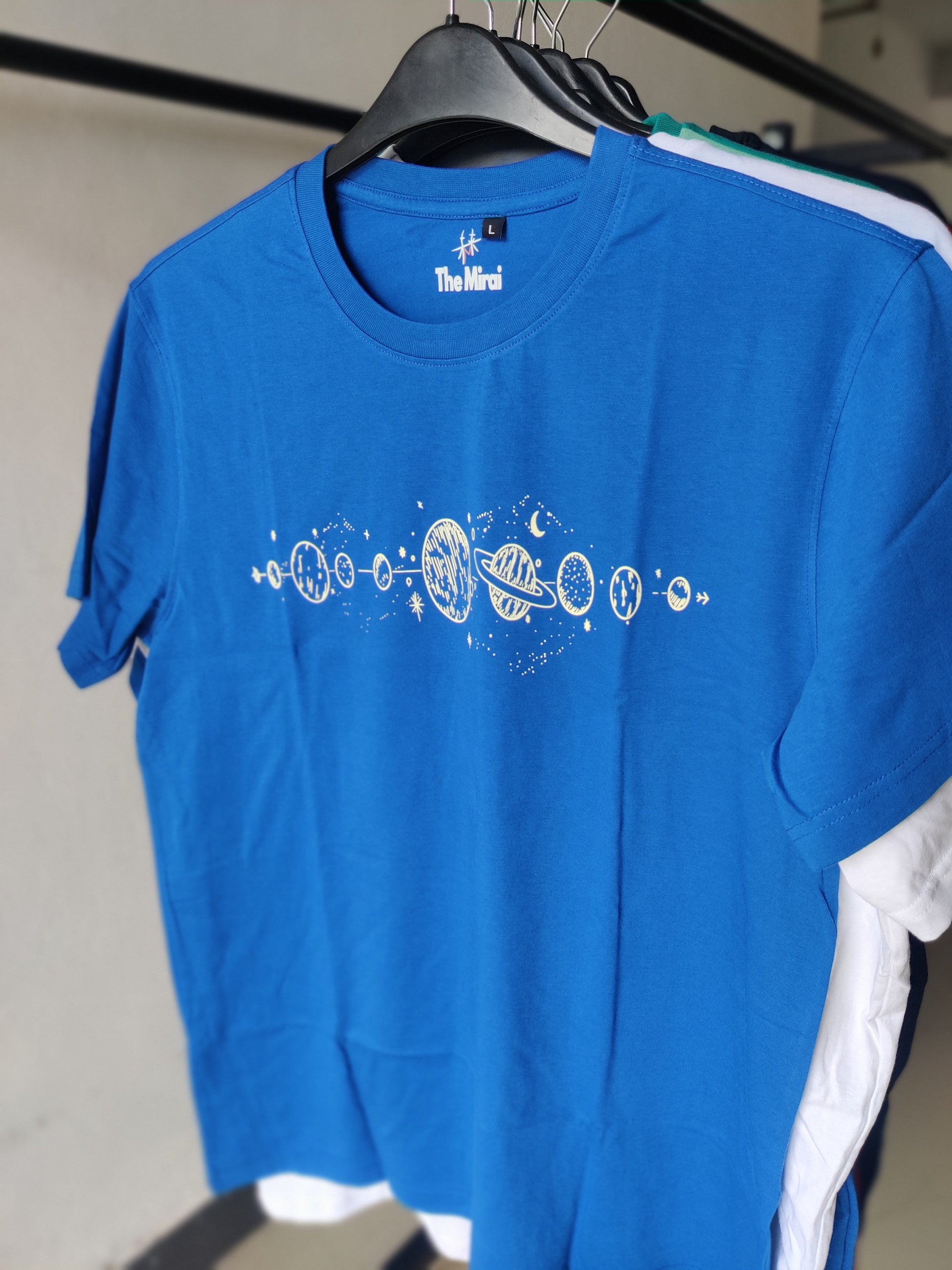 Men’s Regular Fit Cotton T-Shirt| Celestial | The Mirai