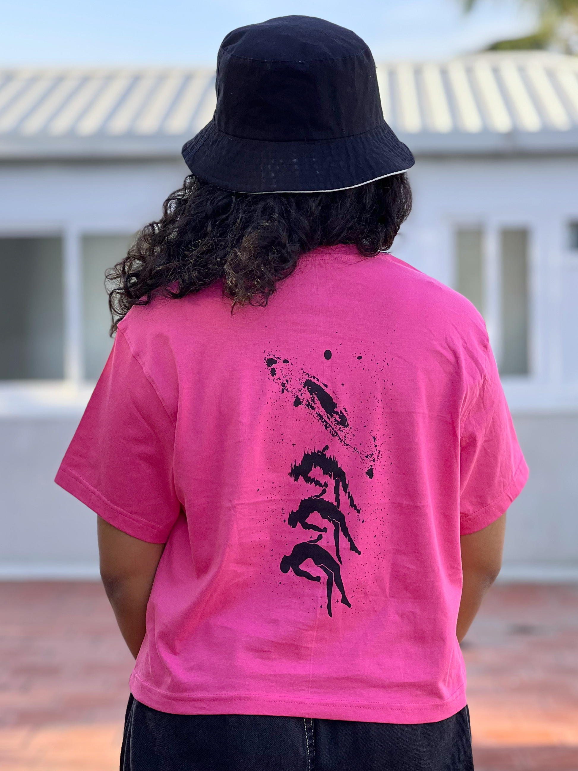 Women's "Space" Printed Boxy T-Shirt
