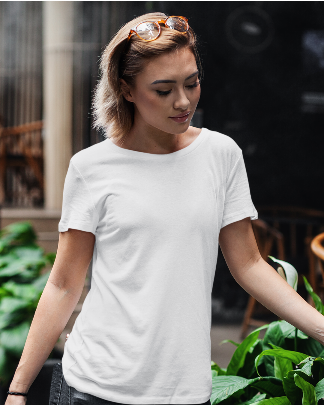 Women's "Warrior Kid" Back Printed Tshirt | Available in 4 Colors