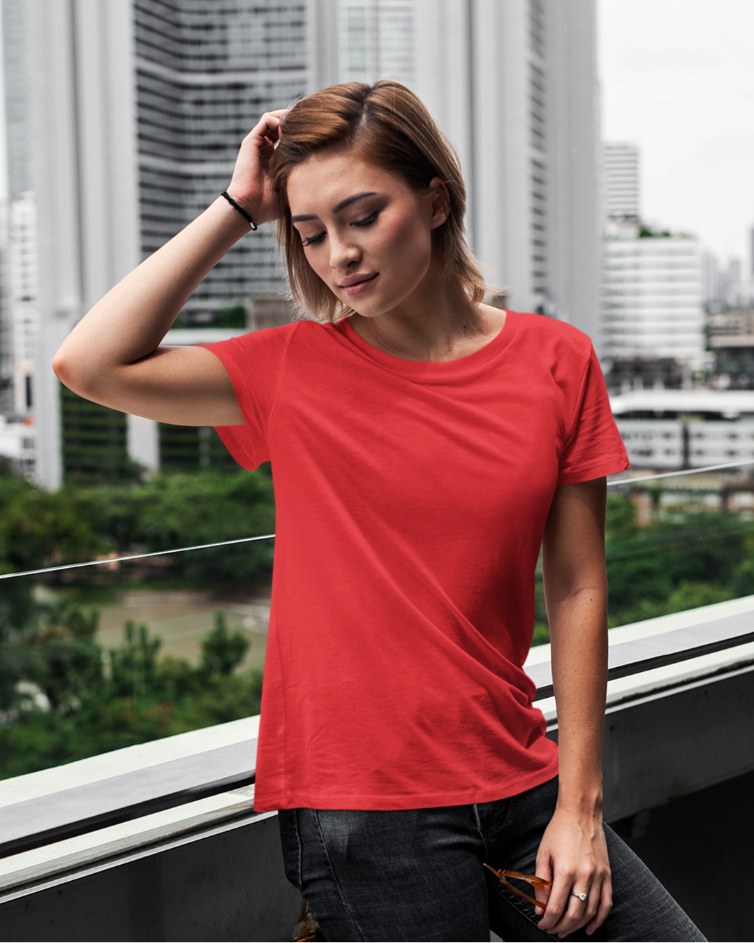Women's "Cats" Back Printed T-Shirt | Available in 5 Colors