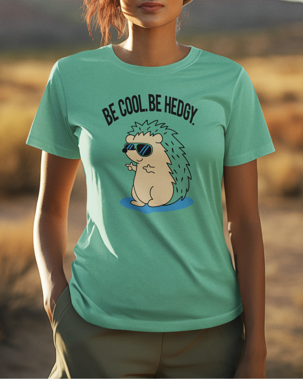 Women's "Be Hedgy" Printed T-Shirt | Available in 5 colors