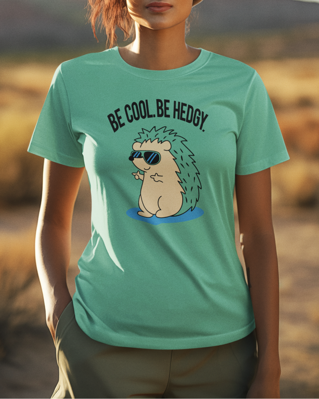 Women's "Be Hedgy" Printed T-Shirt | Available in 5 colors