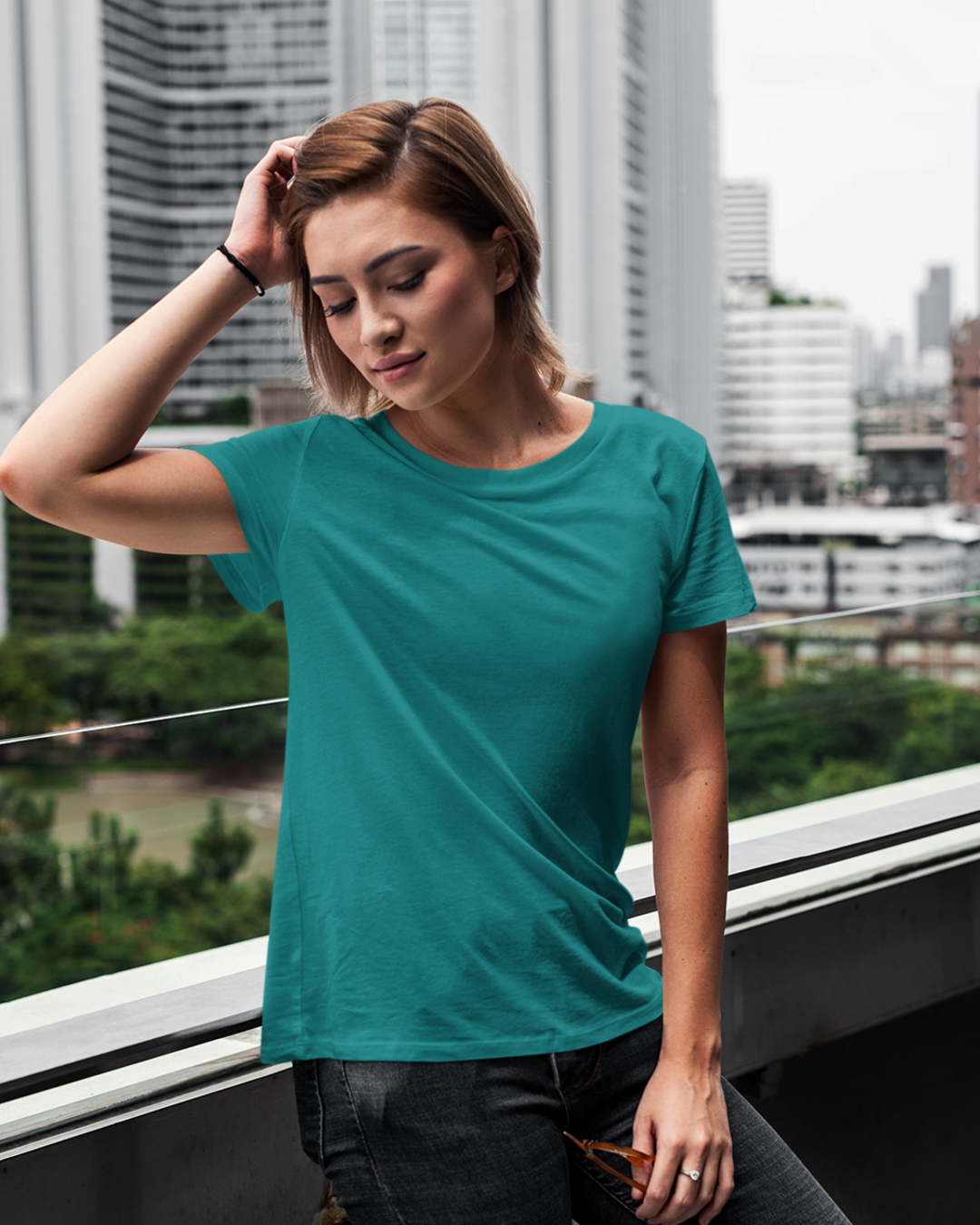 Women's "Warrior Kid" Back Printed Tshirt | Available in 4 Colors