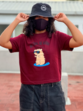 Women's "Be Hedgy" Printed Boxy T-Shirt