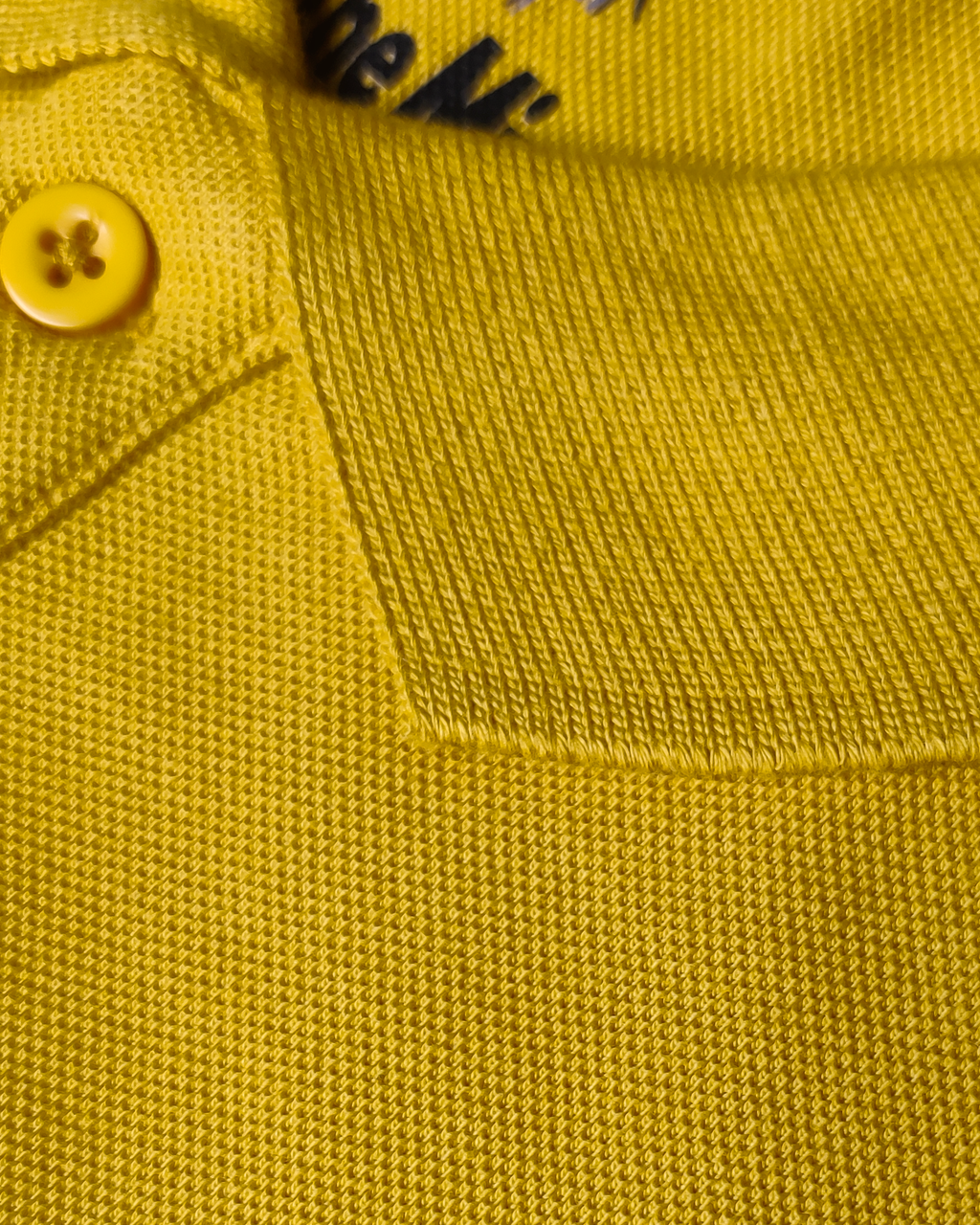 Men's Solid Polo T-Shirt | Mustard | The Mirai