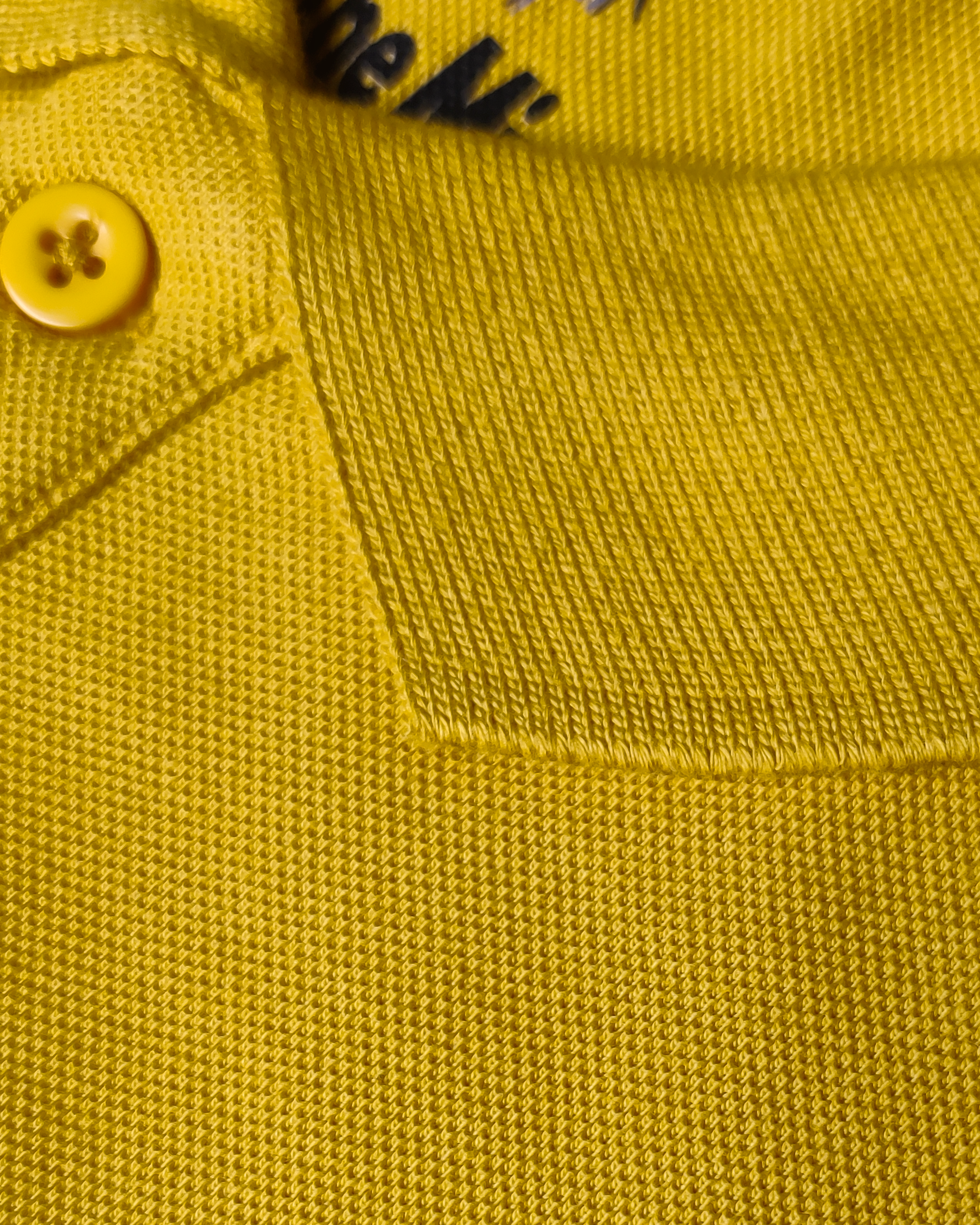 Men's Solid Polo T-Shirt | Mustard | The Mirai