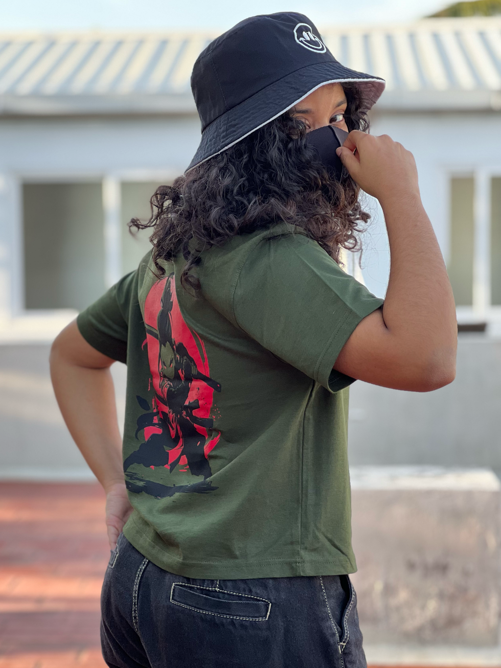 Women's "Warrior Kid" Printed Boxy Tshirt | Available in 4 Colors