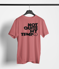 Men’s Regular Fit Cotton T-Shirt| Not Quite My Tempo | The Mirai