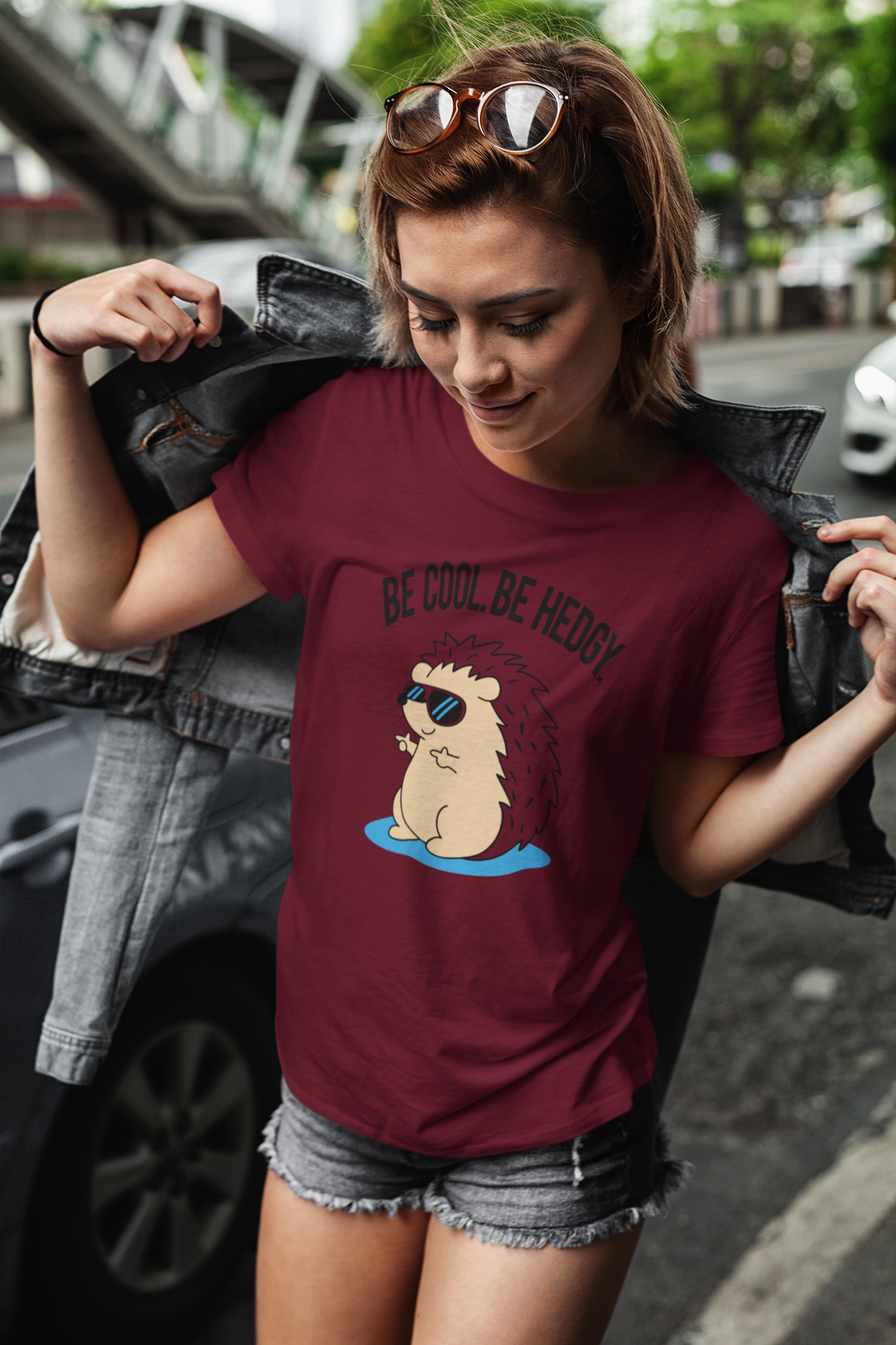 Women's "Be Hedgy" Printed T-Shirt | Available in 5 colors
