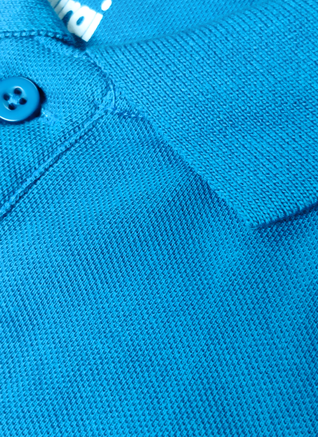 Men's Solid Polo T-Shirt | Teal Blue | The Mirai