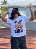 Women's "Let That Shit Go" Printed Boxy T-Shirts | Available in 5 Colors